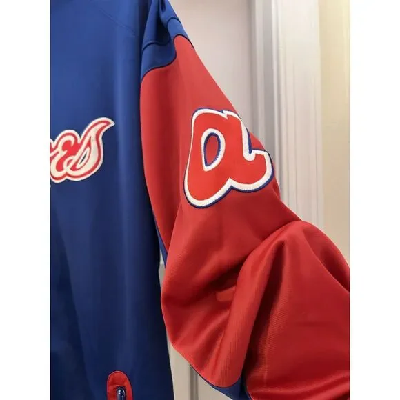 MLB Atlanta Braves Cooperstown Collection Majestic Varsity Jacket Men 2XT‎
